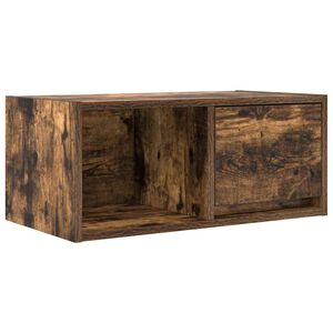 vidaXL ТВ шкаф опушен дъб 60x31x25,5 cm инженерна дървесина