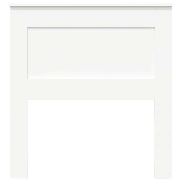 vidaXL Облегалка за глава с таблото Бяло 90 cm Инженерно дърво