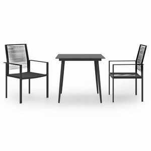 vidaXL Градински трапезен комплект, 3 части