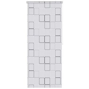 vidaXL Ролетна щора за баня, 80x240 см, квадрати
