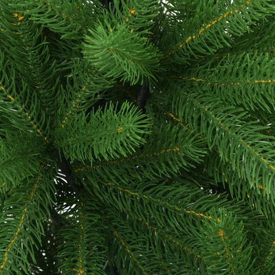 vidaXL Изкуствено коледно дърво, реалистични иглички, 120 см, зелено