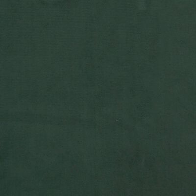 vidaXL Горна табла за легло, тъмнозелена, 80x5x78/88 см, кадифе