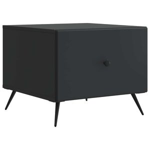 vidaXL Масичка за кафе Черно 49 x 50 x 40 см Инженерна дървесина