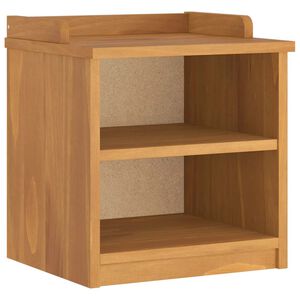 vidaXL Пейка за коридор SANDNES 45x40x50 см, масивна дървесина, бор