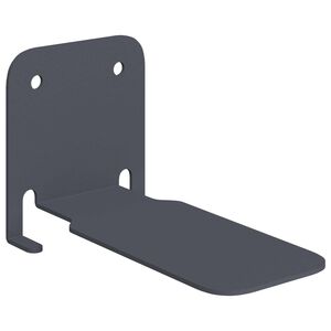vidaXL Невидим плаващ рафт 4 бр. Антрацит 6 x 11 x 6,5 см