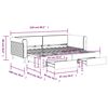 vidaXL Дневно легло с уширение и чекмеджета, без матрак, 90x200 см