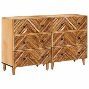 vidaXL Шкафове за съхранение 2 бр. 60 x 33,5 x 75 см Кафяво