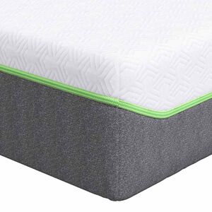 vidaXL Матрак Бяло и сиво 80 x 200 cm Жакардова материя
