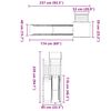 vidaXL Комбинирано детско съоръжение за игра, импрегниран бор