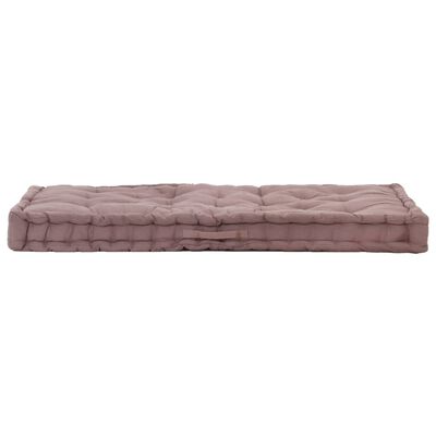 vidaXL Палетни възглавници за под, 2 бр, памук, таупе
