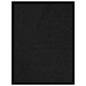 vidaXL Изтривалка, черна, 40x60 см