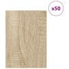 vidaXL Декор панели 50 pcs Сонома дъб 30 x 42 x 0.27 см
