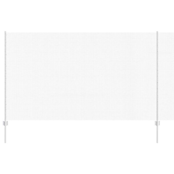 vidaXL Ограда с пост Сребрист 1,4 x 25 m Стомана