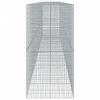vidaXL Габионна кошница с капак, 1050x100x200 см, поцинковано желязо