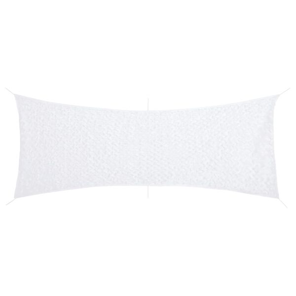 vidaXL Камуфлажна мрежа с чанта за съхранение, 412x144 см, бял