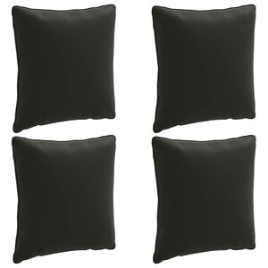 vidaXL 4-частова задна възглавница PUTTEN 4 pcs 100% полиестер Черно