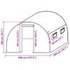 vidaXL Резервно покривало за парник (8 м&sup2;), 400x200x200 см, зелено