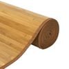 vidaXL Килим, правоъгълен, натурален, 60x100 см, бамбук