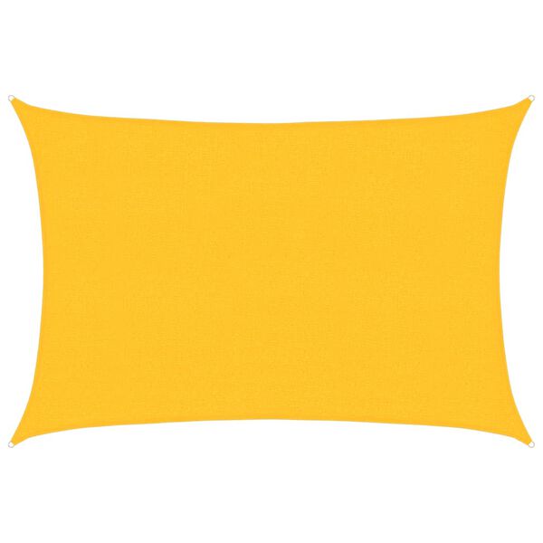 vidaXL Платно-сенник, 160 г/м&sup2;, жълто, 2,5x4 м, HDPE