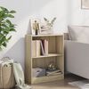 vidaXL Етажерка за книги, сонома дъб, 60x24x76 см, инженерно дърво