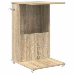 vidaXL Странична маса Сонома дъб 40 x 35 x 60 см Инженерна дървесина