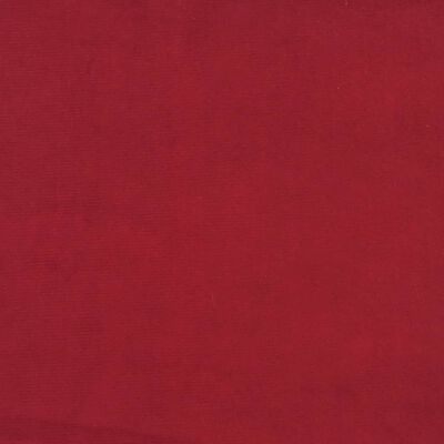 vidaXL Табуретка, виненочервена, 60x60x36 см, кадифе