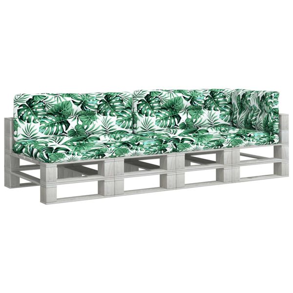 vidaXL Палетни възглавници, 5 бр, на листа, текстил