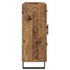 vidaXL Служебен шкаф с чекмедже Старо дърво 69,5 x 34 x 90 см