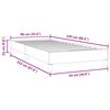 vidaXL Box Spring Легло без матрак Тъмнозелено 90x220 cm Кадифе