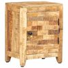 vidaXL Нощно шкафче, 40x30x50 см, мангово дърво масив