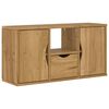 vidaXL ТВ шкаф с чекмедже &bdquo;ODDA&ldquo; 79x24x40 см, масивна дървесина, бор
