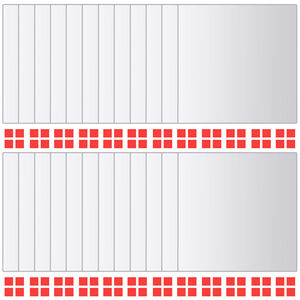 vidaXL Огледални плочки, 24 бр, квадратно стъкло