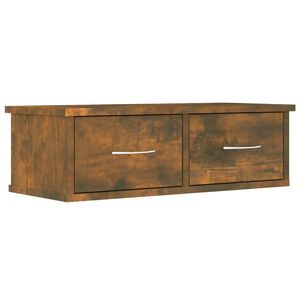 vidaXL Стенен шкаф, опушен дъб, 60x26x18,5 см, инженерно дърво