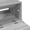 vidaXL Шкаф за мивка, сив сонома, 78x37x59 см, инженерно дърво