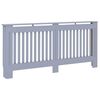 vidaXL Калъф за радиатор 2 pcs Сив 172 x 19 x 81,5 см Инженерно дърво