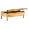 vidaXL Маса за кафе от мангово дърво масив, 110x55x35 cм