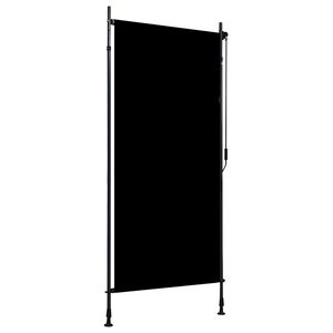 vidaXL Външна ролетна щора, 100x270 см, антрацит