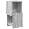 vidaXL Ъглов шкаф 25,5x25x55см Инженерна дървесина Сив Сонома