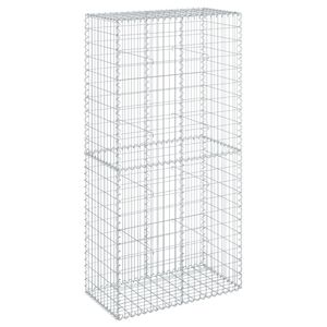 vidaXL Габионна кошница с покритие, 100x50x200 см, поцинковано желязо