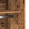 vidaXL Гардероб, старо дърво, 100x50x200 см, инженерно дърво