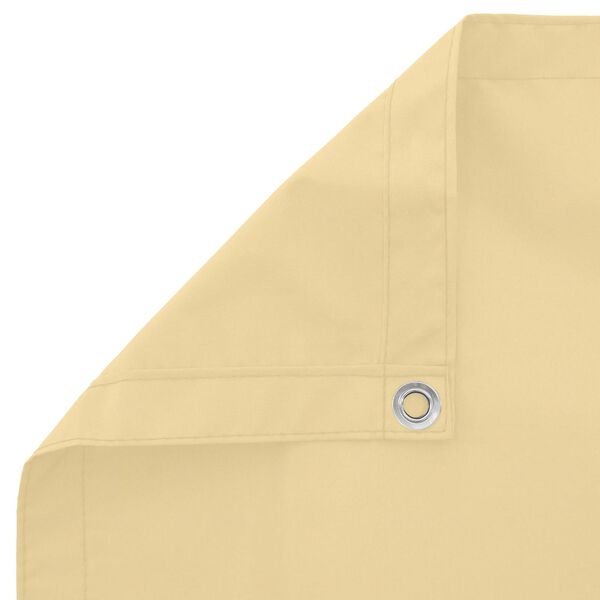 vidaXL Балконен екран Пясък 110 x 1000 см Оксфордска тъкан