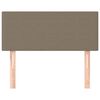 vidaXL Горна табла за легло, таупе, 80x5x78/88 см, плат