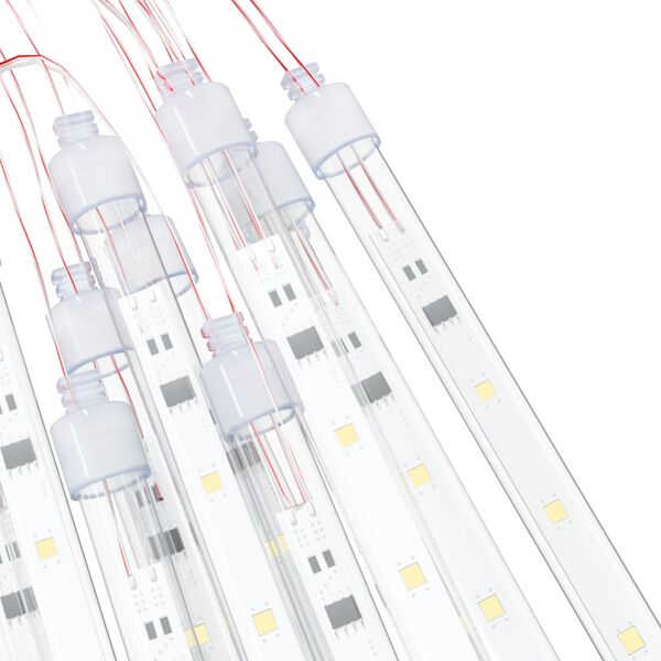 vidaXL Светещи метеори 20 бр 50 см топло бяло 720 LED закрито/открито