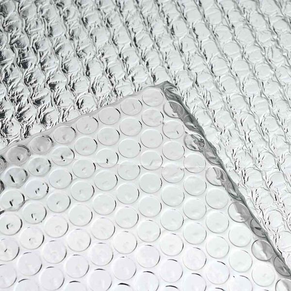 vidaXL Топлоотражател за радиатор Сребрист 30 x 0,6 м Полиетилен