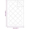 vidaXL Одеяла и завивки Бяло 140 x 220 cm Полиестер