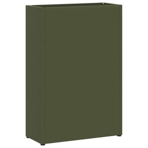 vidaXL Стойка за дъждовен чадър Маслиненозелено 28 x 12 x 41 см