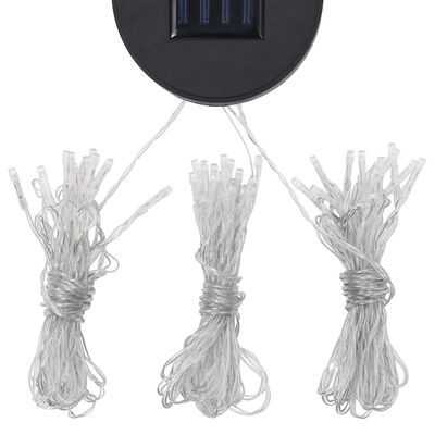 vidaXL Шатра с мрежа срещу комари/LED стринг 3x3x2,73 м таупе 180 г/м²