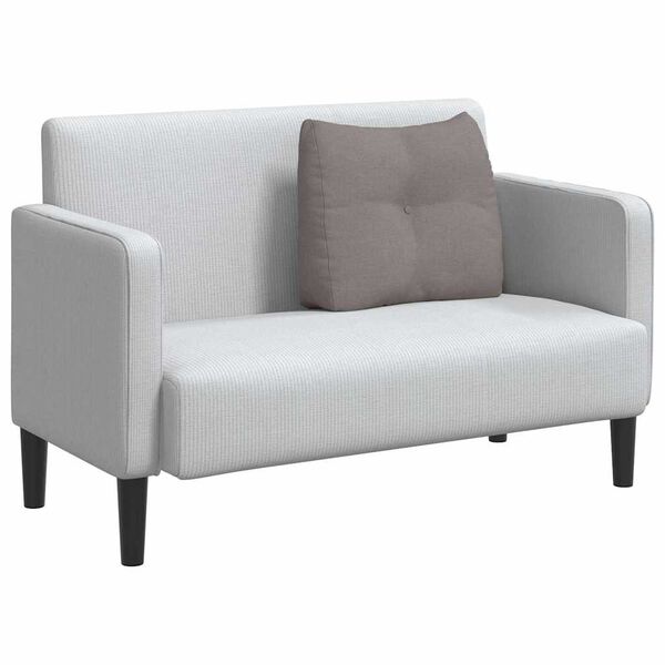 vidaXL Възглавница за гръб Таупе 60 x 24 x 50 см текстил