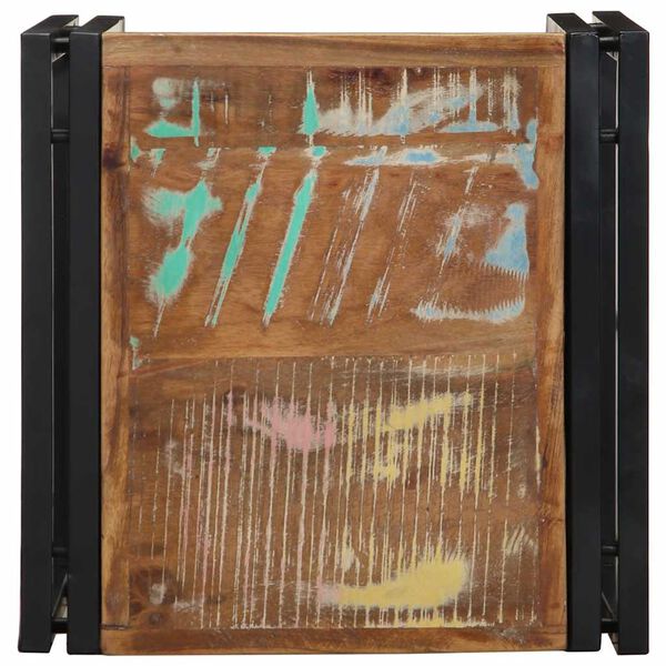 vidaXL Масичка за кафе Multicolour Масивна дървесина Reclaimed