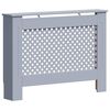 vidaXL Параван за радиатор, антрацит, 112x19x81,5 см, МДФ